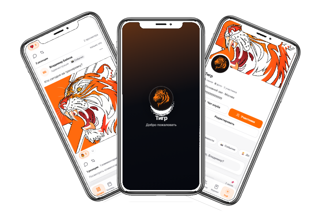 Интерфейс платформы Бай.Спорт